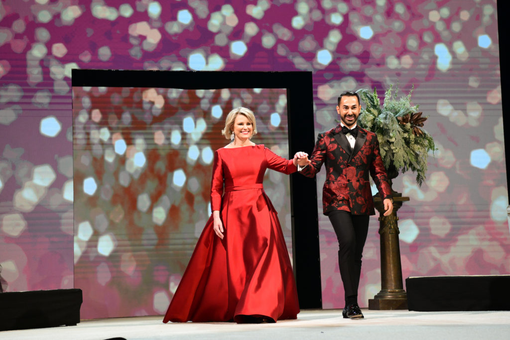 Honoree Kelley Lubanko in Carolina Herrera, Fady Armanious (Photo by Daniel Ortiz)
