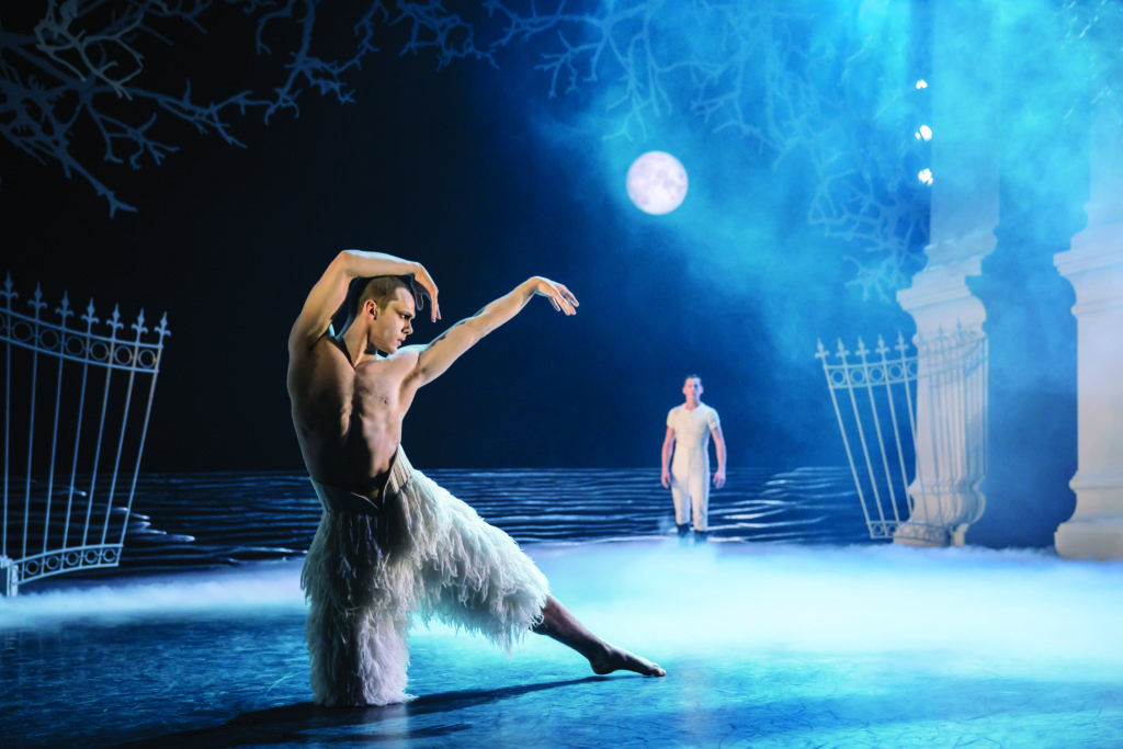 The prince hears a midnight swan song.  (Photo by  Johan Persson)