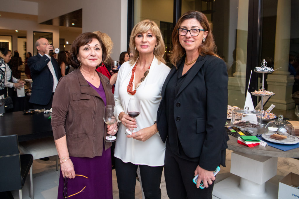 Maude Peters, Monica Ercolani, Livia Bornigia (Photo by Michelle Watson CatchlightGroup.com)