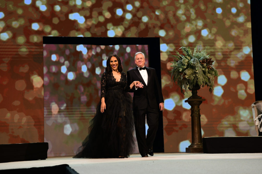 Honoree Myrtle Jones in Oscar de la Renta, Norman Lewis (Photo by Daniel Ortiz)