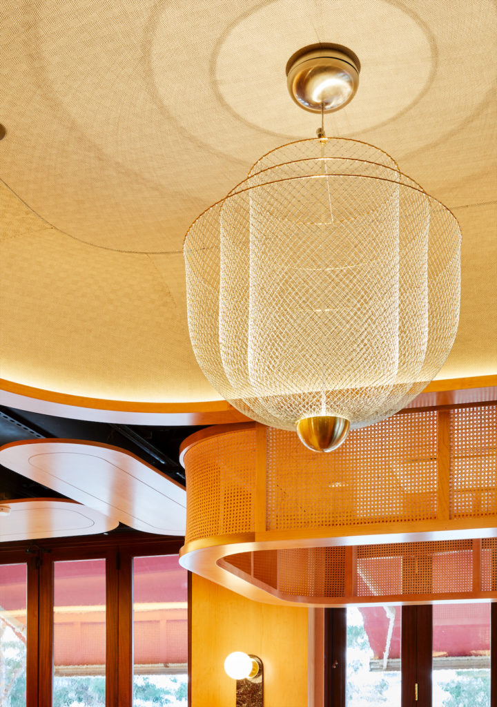 The interiors are just as sumptuous as the menu.