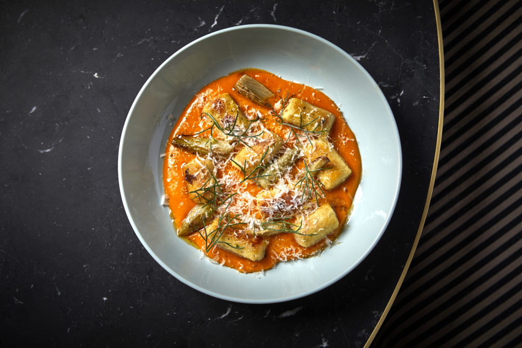 Parisian Gnocchi is one of the pasta dishes on the menu.
