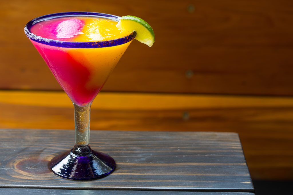 A colorful frozen margarita (Photo by Shannon O'Hara)