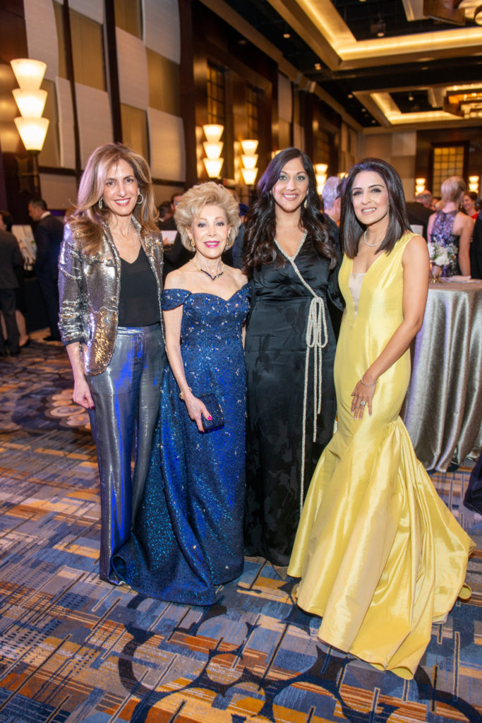 Sima Ladjevardian, Margaret Alkek Williams, Sippi Khurana, Sneha Merchant,  (Photo by Jacob Power)
