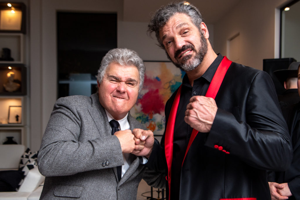 Steve Tyrell and boxing great Lou Savarese (Photo by Michelle Watson CatchlightGroup.com)