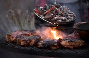 The Brand Room cooking for cowboys