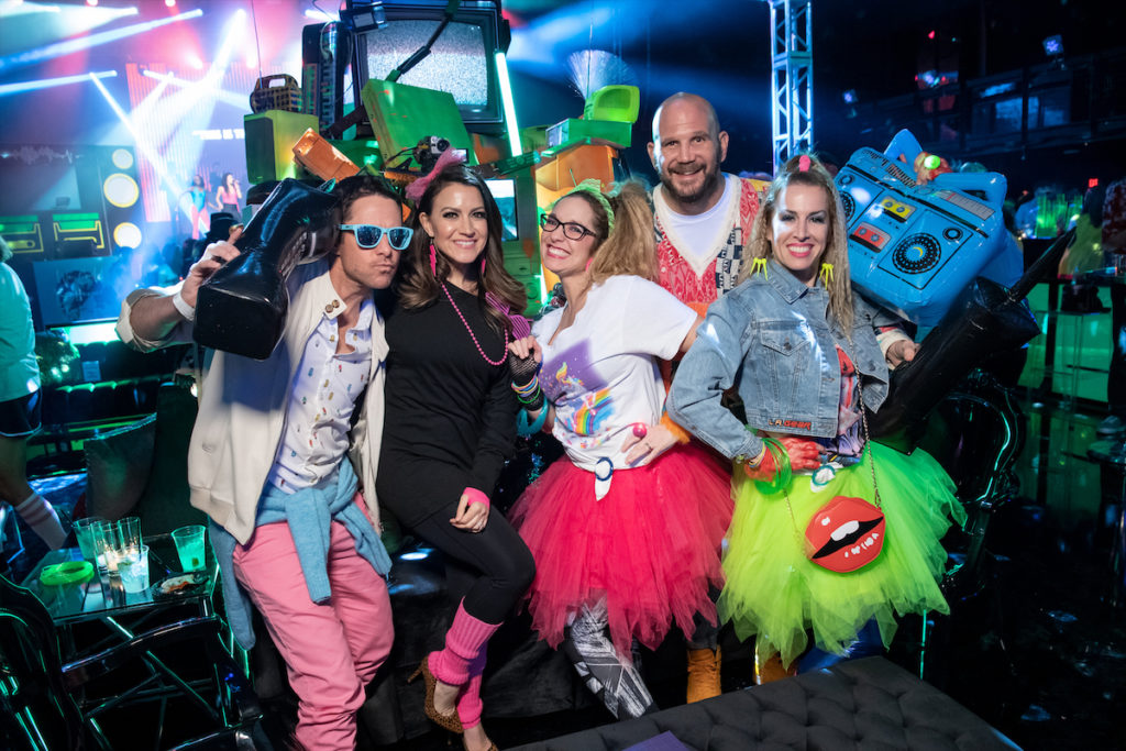 Travis and Heather Brorsen, Robbie and Jeff Martin, Amy Huhnke (Photo by Bruno )