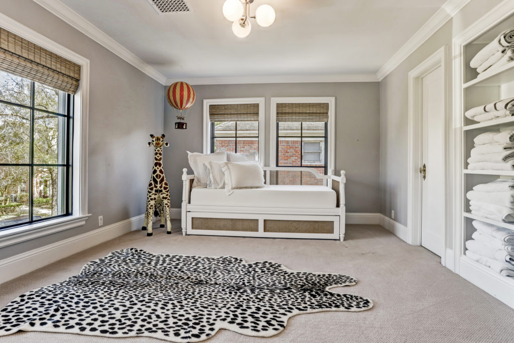 One of three bedrooms in the home. (Photo by TK Images)