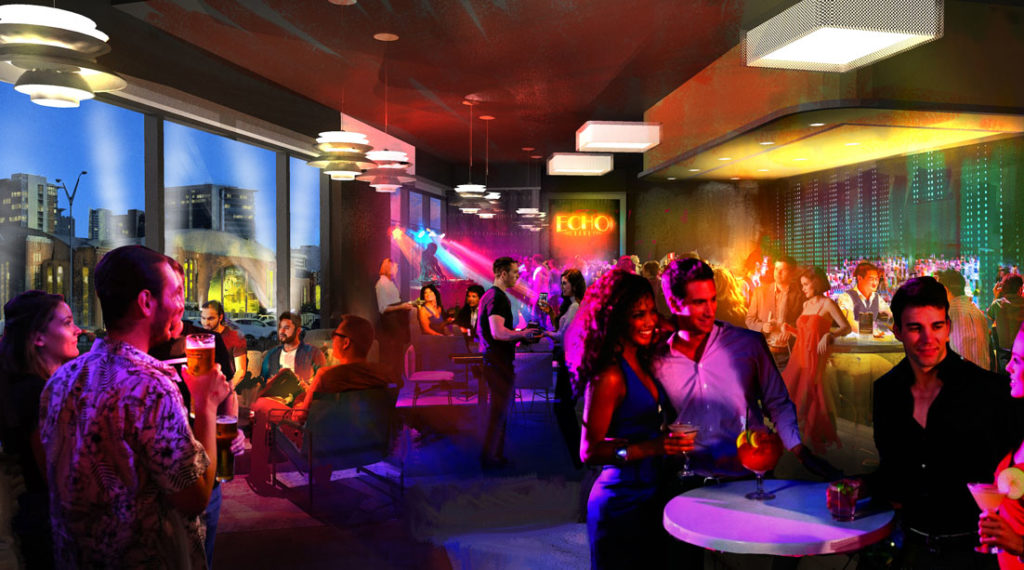 The HiFi will have a lounge area, VIP areas, and outdoor patio.