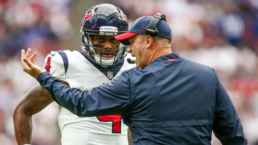 Deshaun Watson and Bill O'Brien 