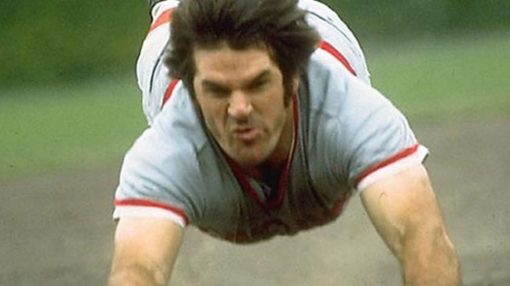 Pete Rose is known for his all-out, relentless style of play, his 4,256 hits and being banned from baseball.