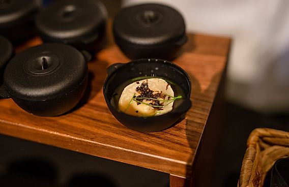 Sample truffle mushrooms at the sixth annual Truffle Masters.