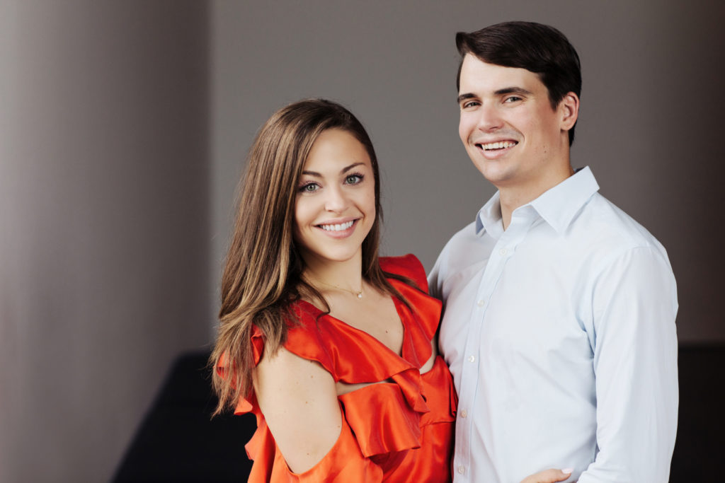 Mike hired two photographers to capture the surprise moment of his proposal in the Blanton Museum in Austin.