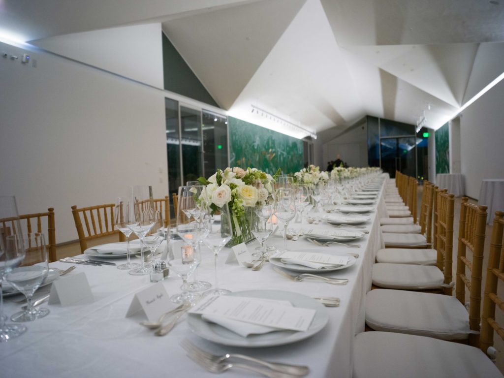 Setting the table for an American master (Photo by Daniel Ortiz) 