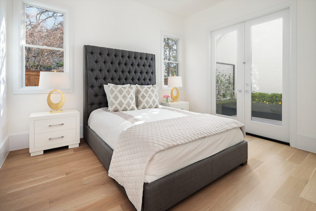 The home features five private en-suite bedrooms and six full bathrooms.