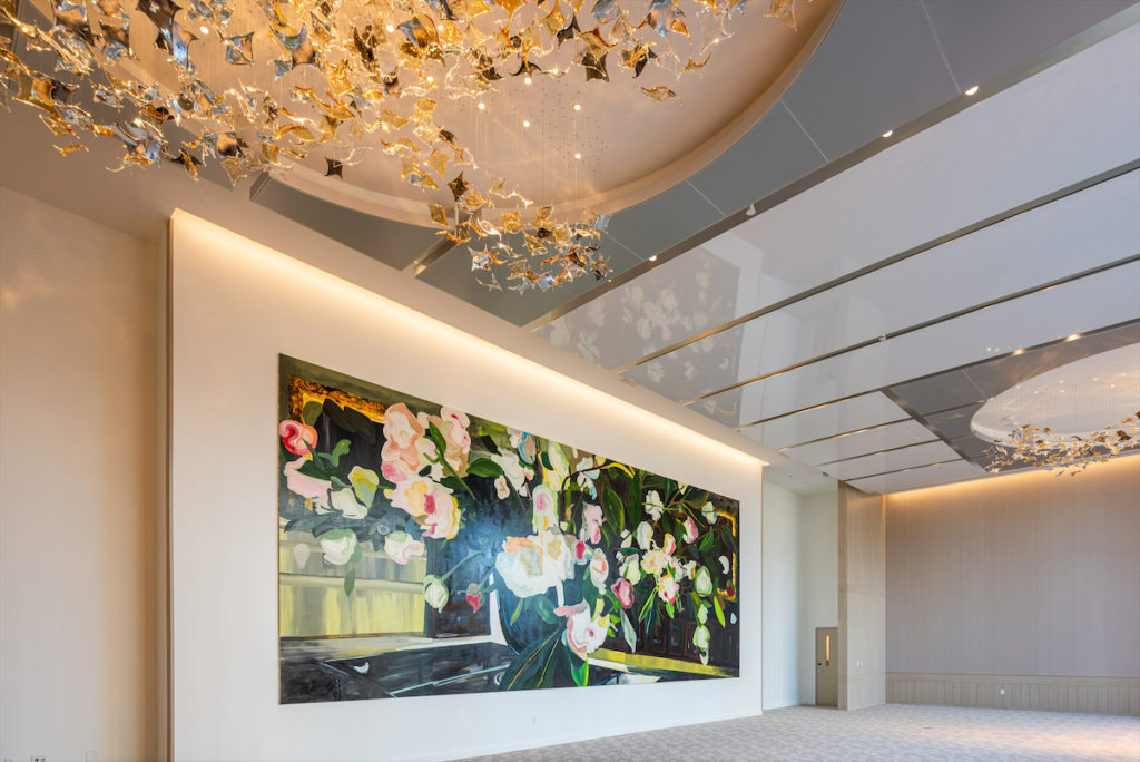 Clare Woods’ "The Right Kind of Boy," 2019 (Photo by Robert Tsai )