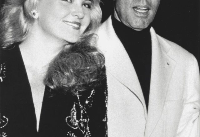 Cornelia Guest at the New York premiere of "The Color of Money" with Halston, 1986. From the book “High Society,” Assouline