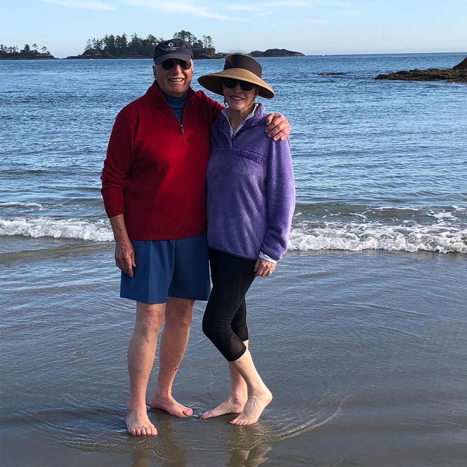 Shafik Rifaat & Shelby Hodge in the salmon fishing mecca of Tofino on Vancouver Island.