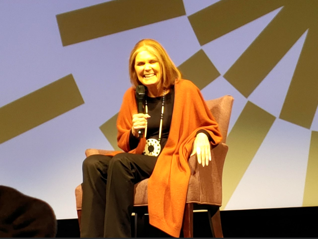 Feminist icon Gloria Steinem appears at the Sundance Film Festival (Photo by Barbara Bretz)