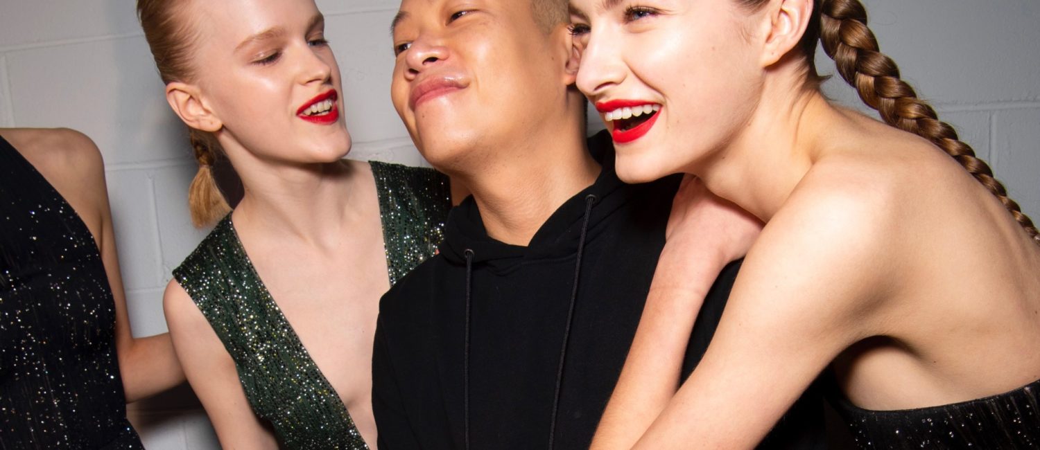 Jason Wu backstage at New York Fashion Week