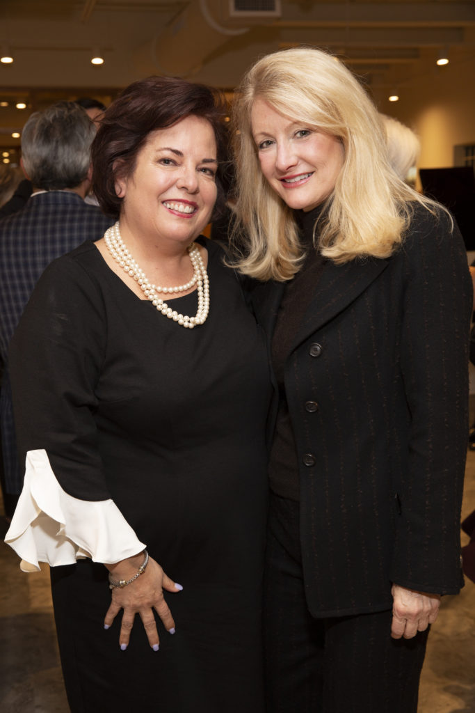 Blue Bird Circle Resale Shop chairman Abigail Torney, Christy Echols at the shop reopening celebration. (Photo by Jenny Antill)