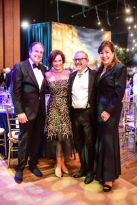 Houston Symphony Wine Dinner & Collector’s Auction Alan Stein, Bobbie Nau, Marc Grossberg, Elizabeth Stein; Photo by Daniel Ortiz
