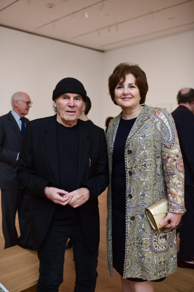 Brice Marden, Rebecca Rabinow (Photo by Daniel Ortiz)