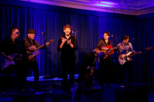 Caleb Miller, Chad Michael Jervis, Jordan Harvey, Chris Deaton, Simon Dumas, Austin Luther of King Calaway (Photo by Rick Kern/Getty Images for UNICEF USA)