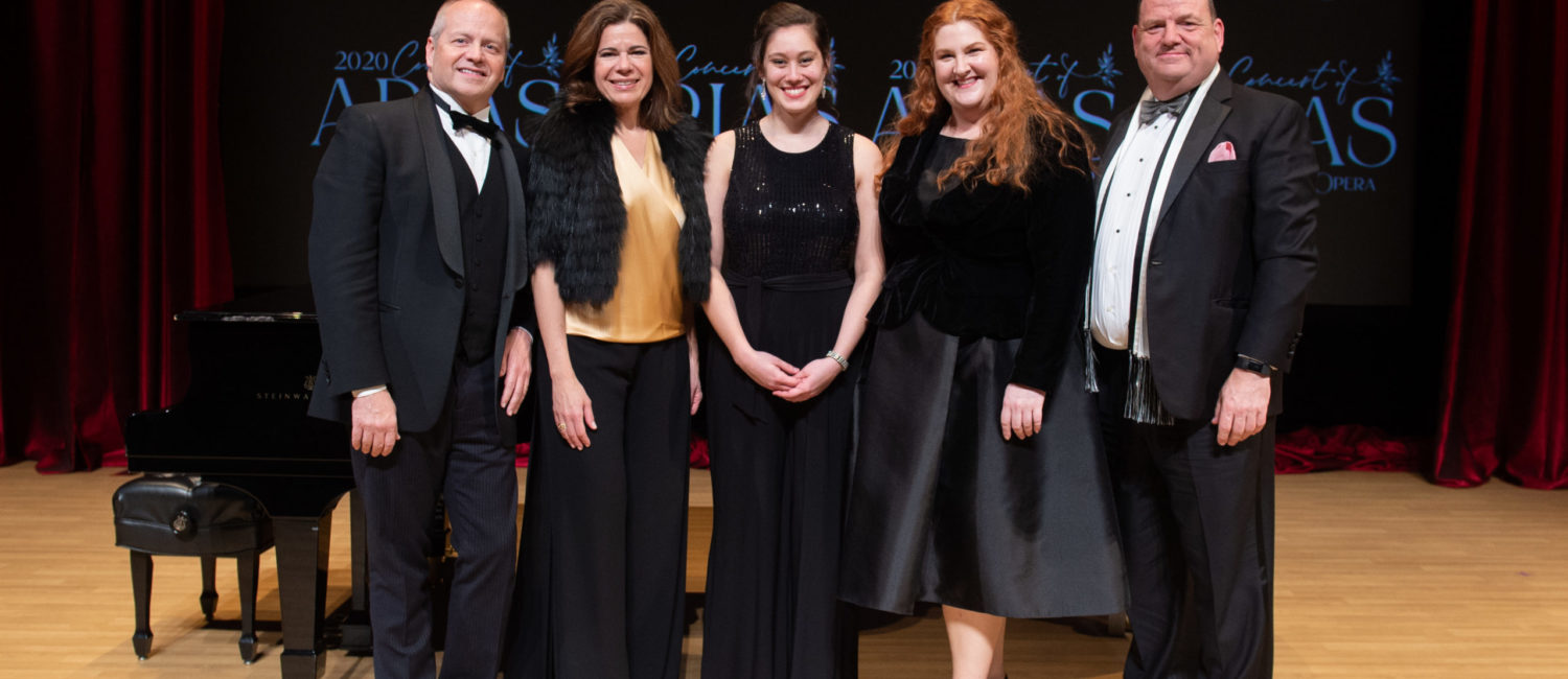 Concert of Arias – Patrick Summers, Ana Maria Martinez, first place winner Sun-Ly Pierce, Tamara Wilson, and Patrick Summers – Wilson Parish