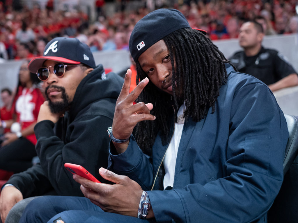 Alvin Kamara is a big UH fan due to his ties to DeJon Jarreau. (Photo by F. Carter Smith)