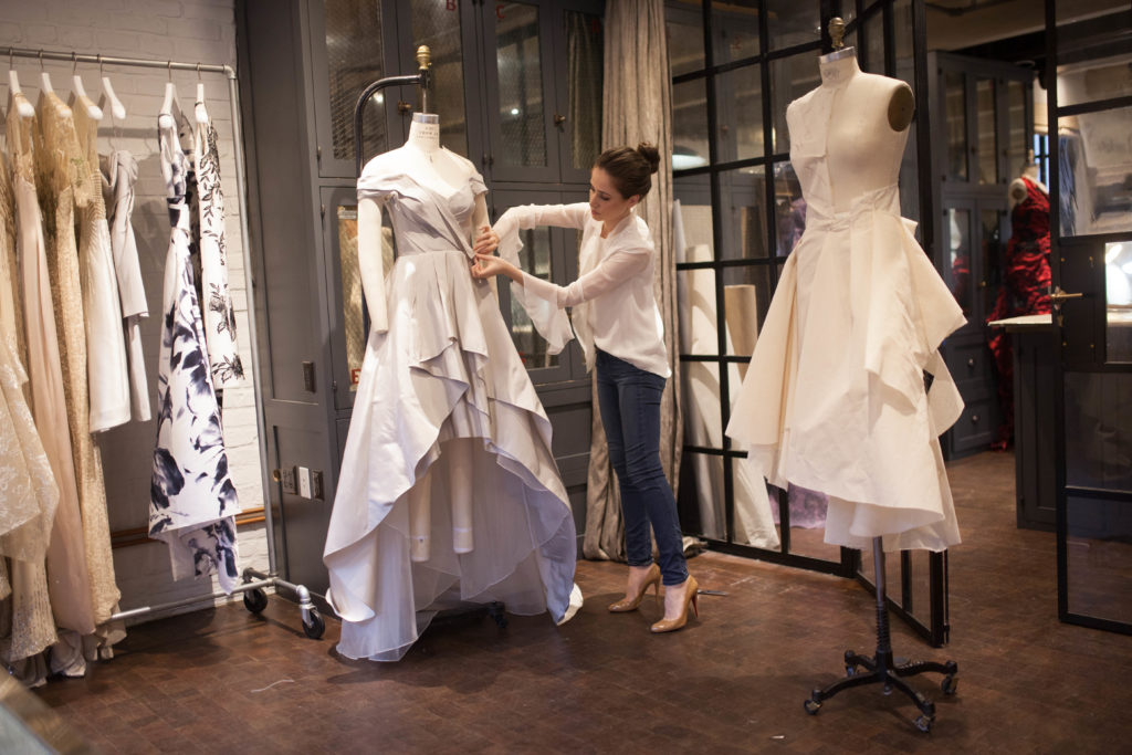 Cristina Ottaviano designs her creations in her New York atelier. (Photo courtesy of Cristina Ottaviano)