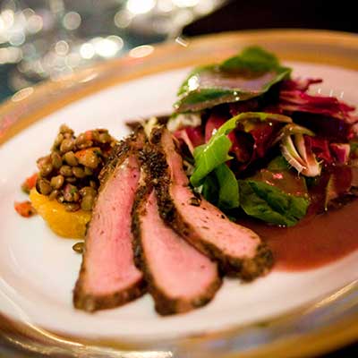 Opus provides an elegant pre-performance meal. 