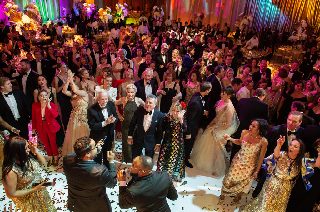 Sound House kept the dance floor packed during Houston Ballet's 50th anniversary ball. (Photo by Wilson Parish)