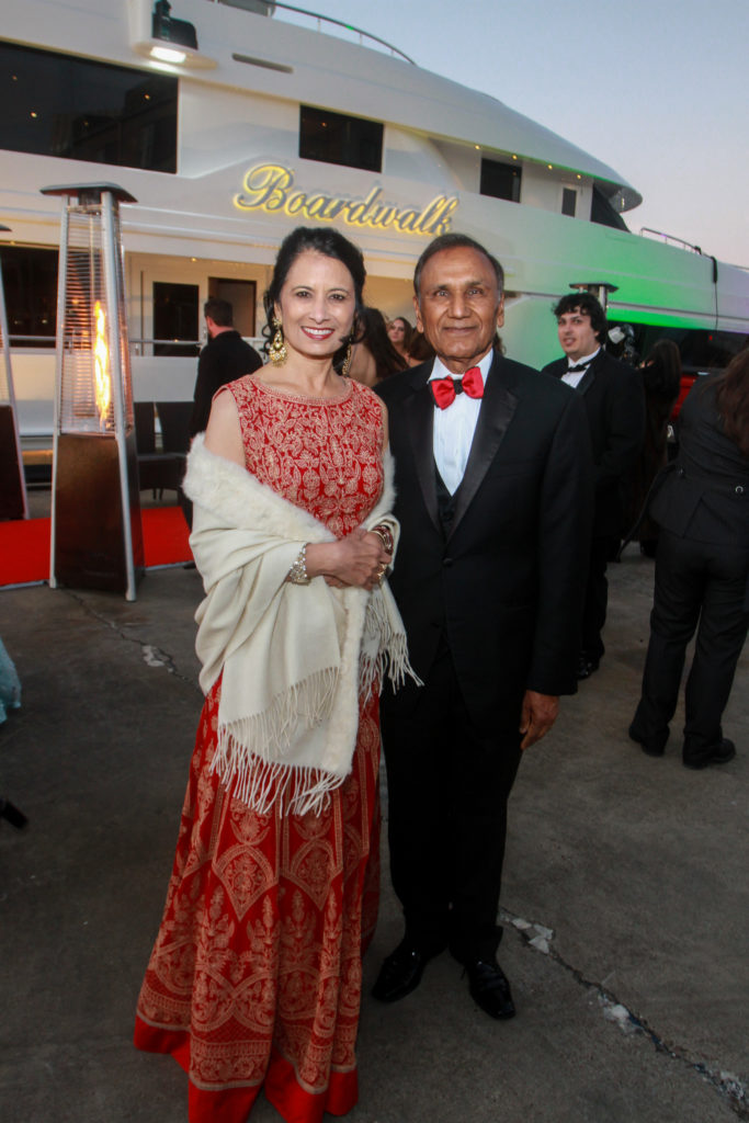 Renu & Suresh Khator (photo by Gary Fountain)