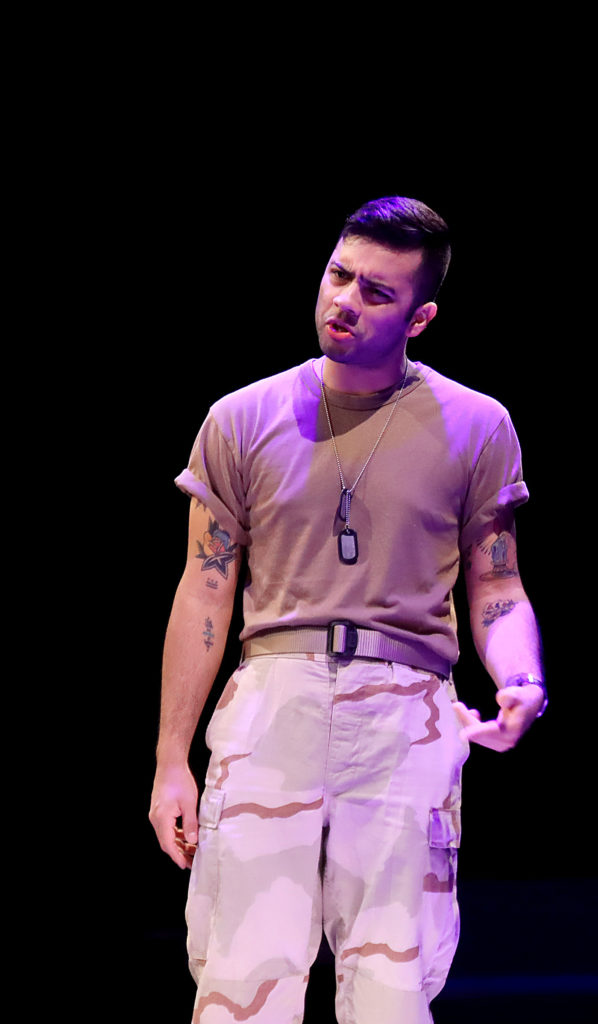 Gerardo Velasquez plays the younger Elliot in the MST production. (Photo by Pin Lim / Forest Photography)