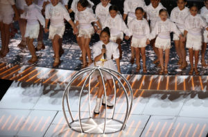 Jennifer Lopez Emme Maribel-Muniz Super Bowl halftime