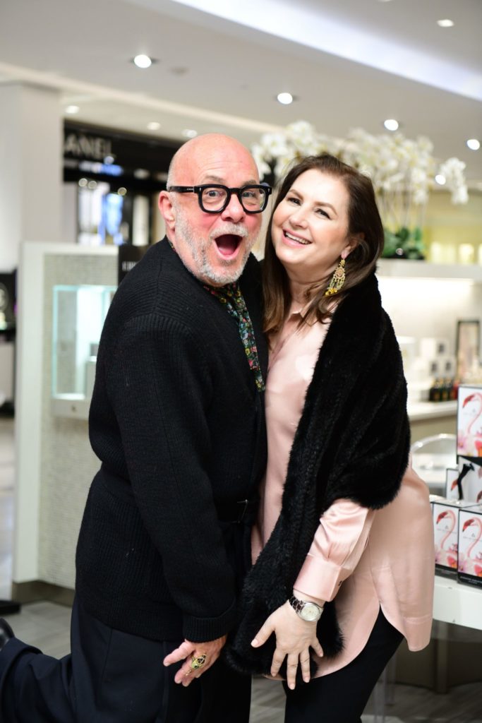 Eric Buterbaugh, Saks Fifth Avenue's Sylvia Forsythe (Photo by Daniel Ortiz)