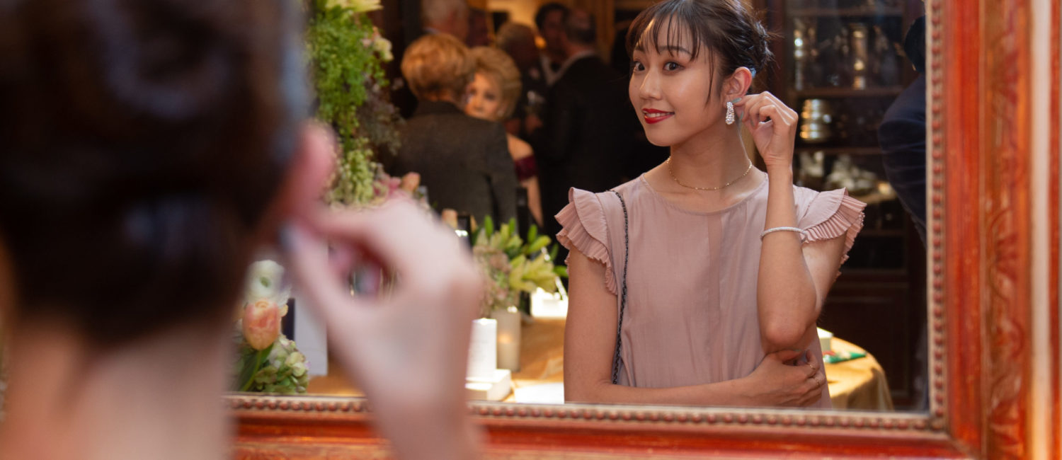 Houston Ballet Ball kick-off Houston Ballet Company Dancer Aoi Fujiwara (Photo by Wilson Parish)
