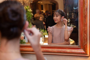 Houston Ballet Ball kick-off Houston Ballet Company Dancer Aoi Fujiwara (Photo by Wilson Parish)