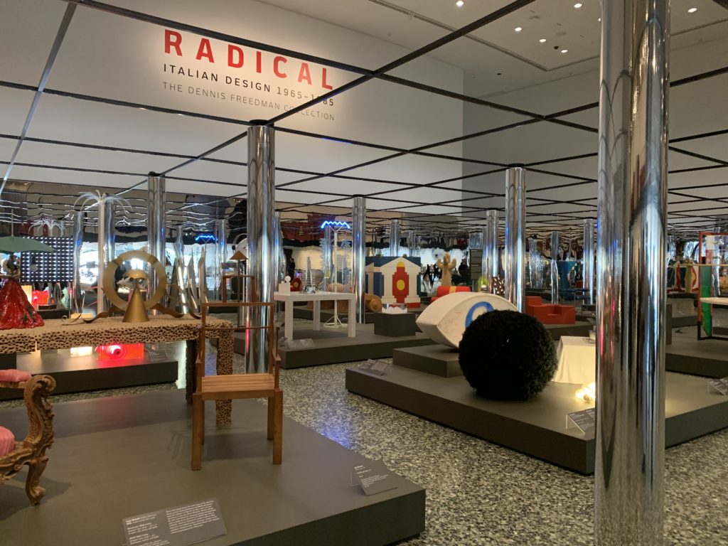 Radical: Italian Design's installation is based on Archizoom Associati's No-Stop City project. (Photo by Tarra Gaines)