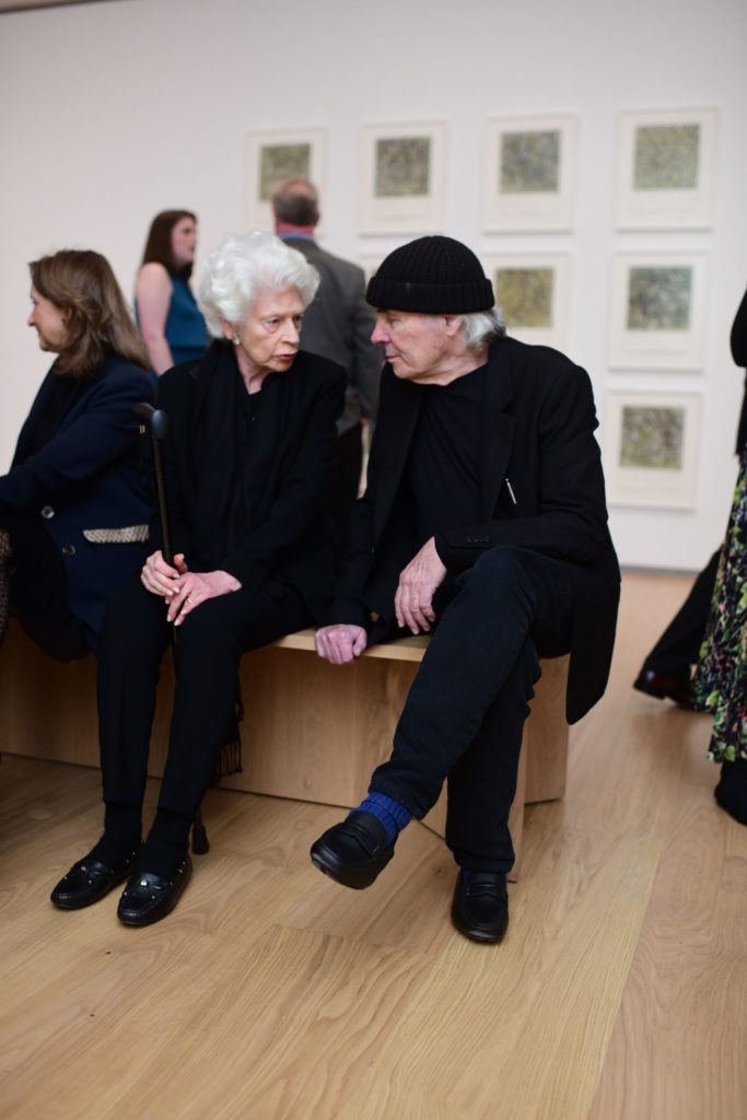 Janie C. Lee, Brice Marden (Photo by Daniel Ortiz)