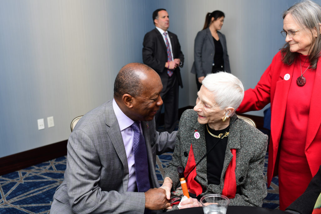 Mayor Sylvester Turner, Sissy Farenthold, Jody Blazek (Photo by Daniel Ortiz)