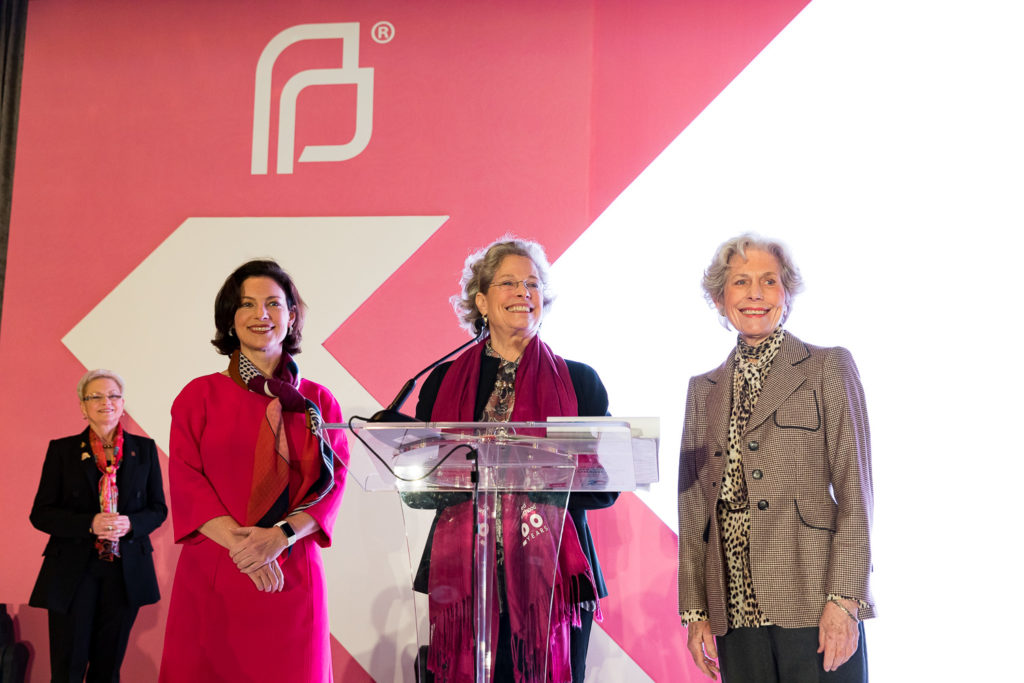 Honorees Cullen Geiselman, Lillie Robertson, Beth Robertson (Photo by Trish Badger)