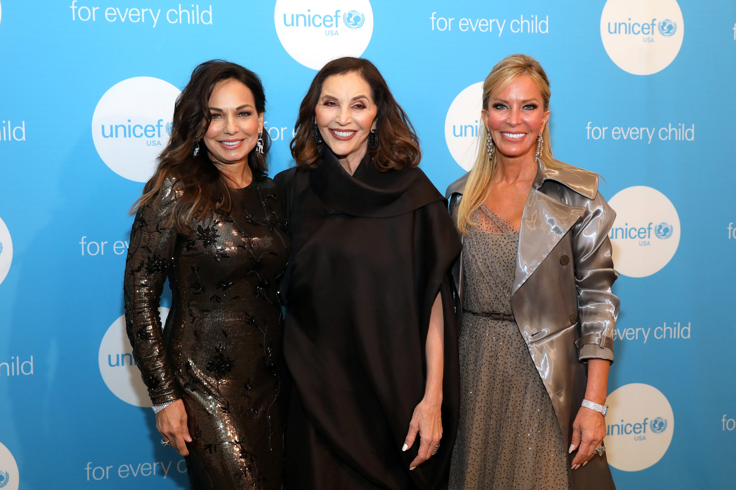Moll Anderson, Jan Miller Rich, Nancy Rogers (Photo by Rick Kern/Getty Images for UNICEF USA)