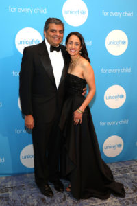 Saf & Amee Joshi (Photo by Rick Kern/Getty Images for UNICEF USA)