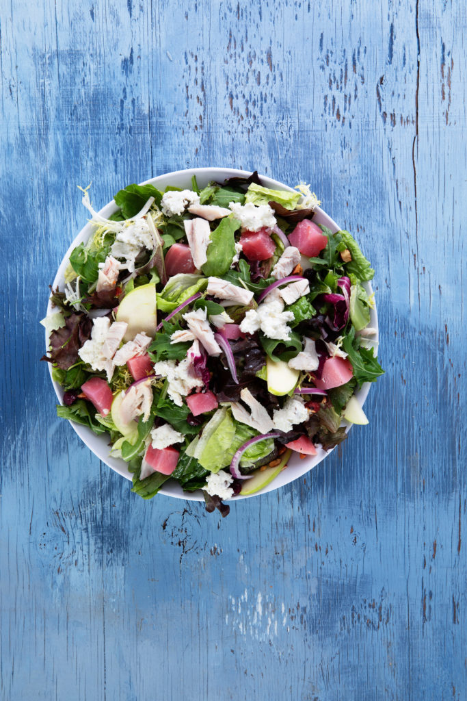 Save Drake Farm's Salad has an interesting backstory at Mendocino Farms.