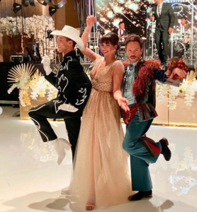 Houston Ballet Ball Harper Watters, Beth Zdeblick, Oliver Haklowich (Photo by Wilson Parish)