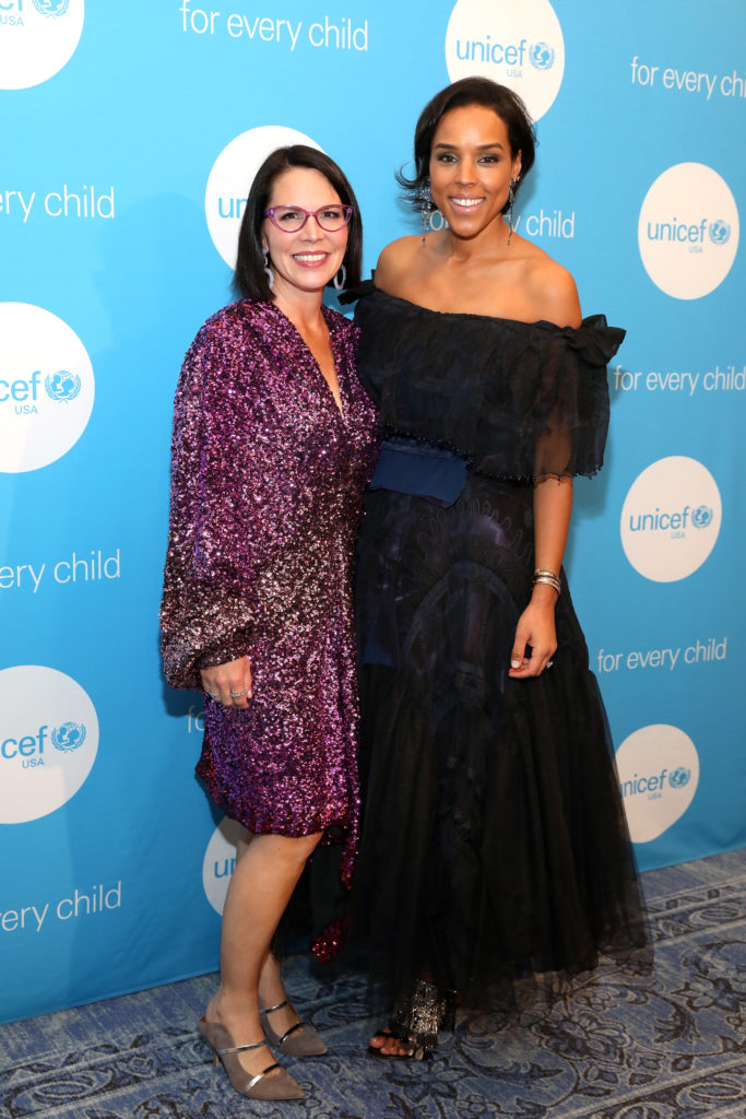 Selwyn Rayzor, Jessica Nowitzki  (Photo by Rick Kern/Getty Images for UNICEF USA)