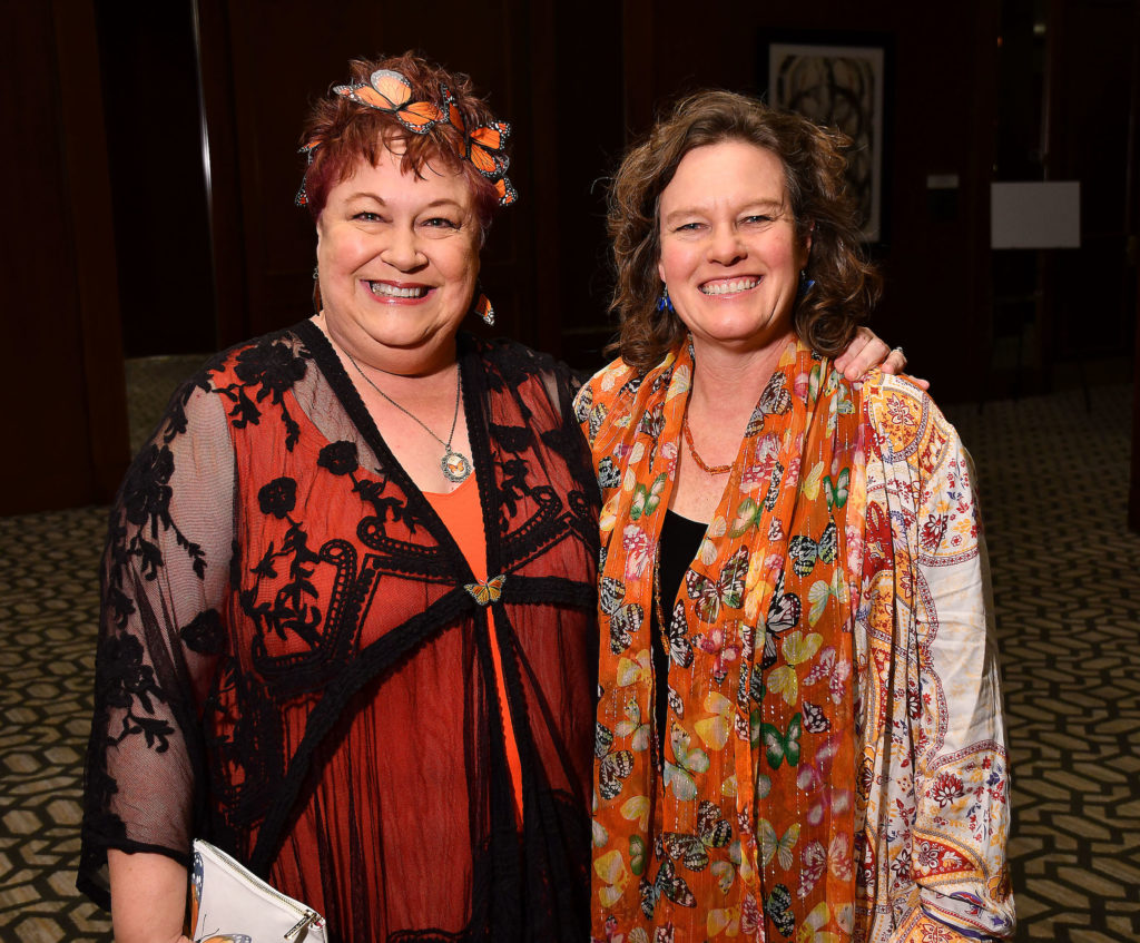 Tina Sabuco, Shellye Arnold (Photo by Dave Rossman)