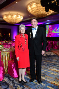 USTMardiGras2020_Lori Gallagher and Curtis Huff (Photo by Daniel Ortiz)